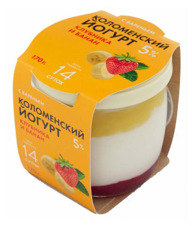 

Йогурт «Коломенское молоко» клубника-банан 5%, 170 г