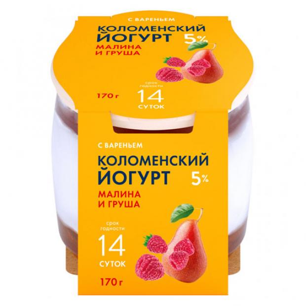 

Йогурт «Коломенское молоко» малина груша 5%, 170 г