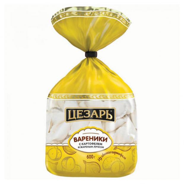 Вареники Цезарь с картофелем и жареным лучком 600 г 213₽