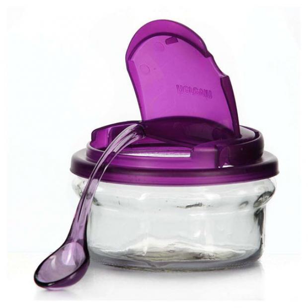 Сахарница Herevin стеклянная с ложкой 410 мл 231₽