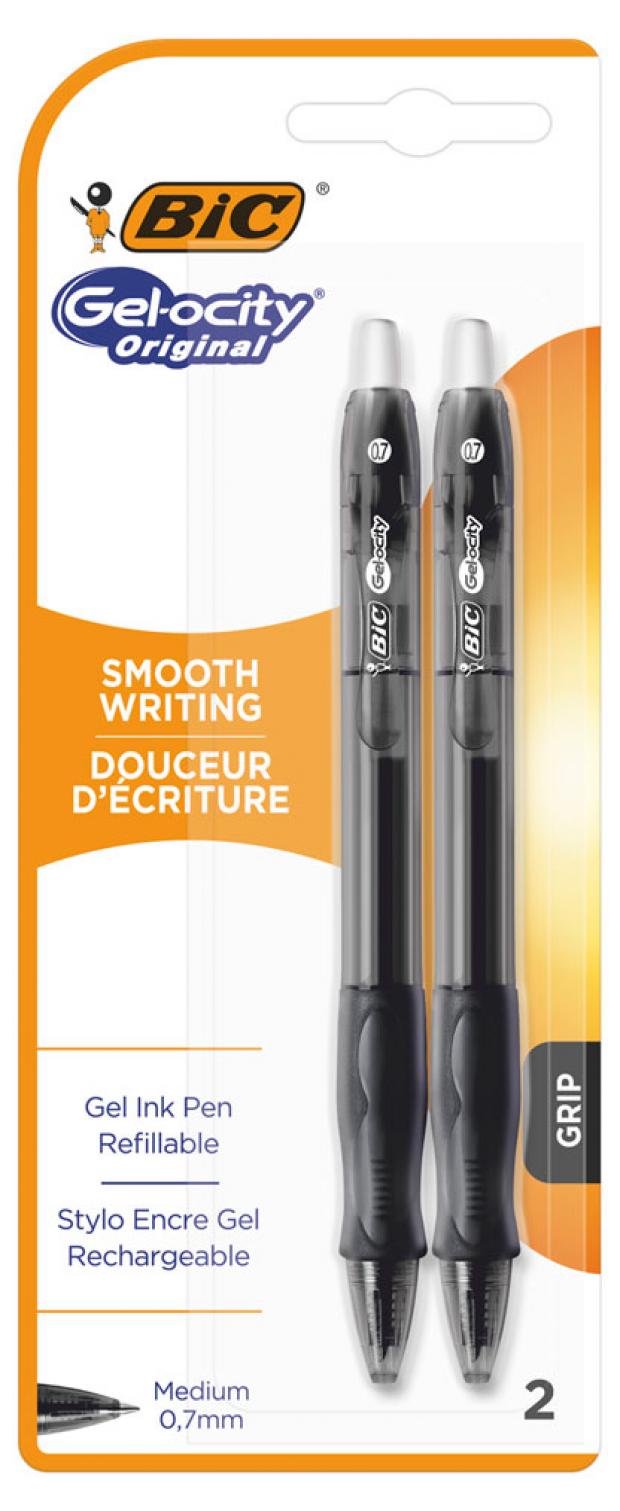 

Набор гелевых ручек BIC Gel-ocity Original 0,7 мм черные, 2 шт
