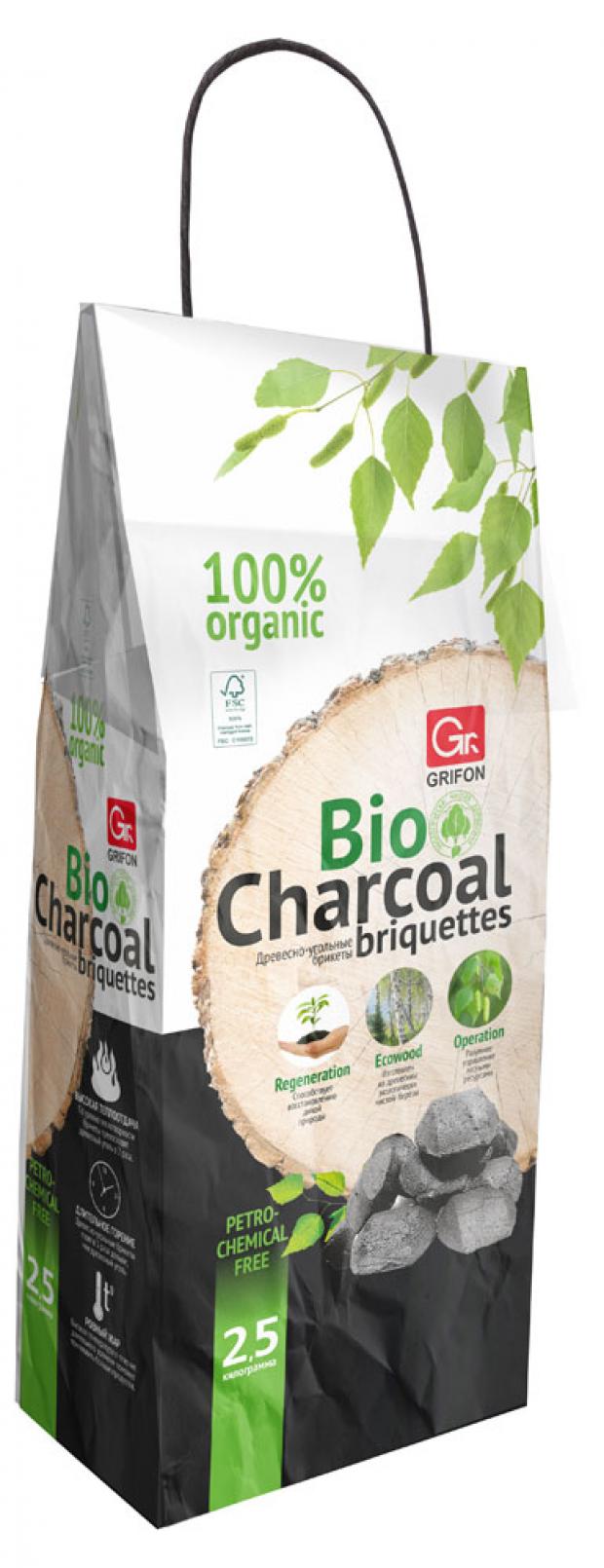 Брикеты угольные Grifon FSC Premium 25 кг 374₽