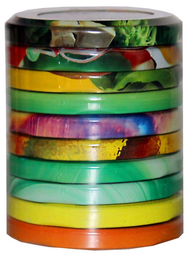 Набор крышек для банок Елабужские крышки Карусель винтовые III-82 10 шт 63₽