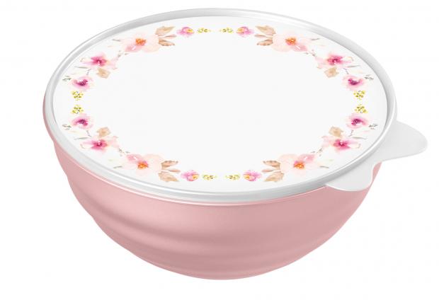 

Миска Phibo Wave с крышкой и декором, 3,7 л
