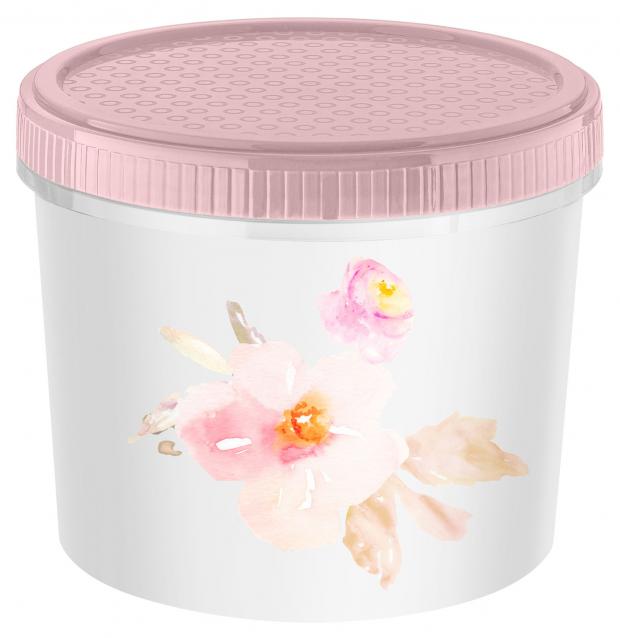 

Банка для продуктов Phibo с завинчивающейся крышкой и декором, 1 л