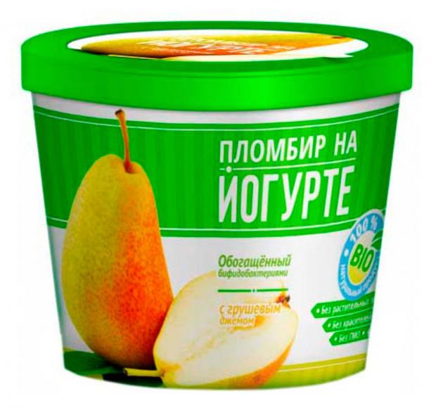 

Мороженое «Ангария» Пломбир На йогурте с грушевым джемом, 100 г