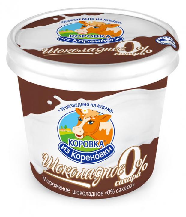 Мороженое «Коровка из Кореновки» шоколадное 0% сахара, 80 г