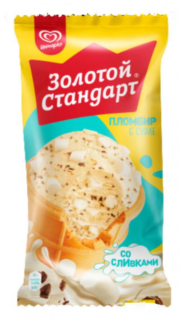 

Мороженое пломбир рожок «Золотой Стандарт», 82 г