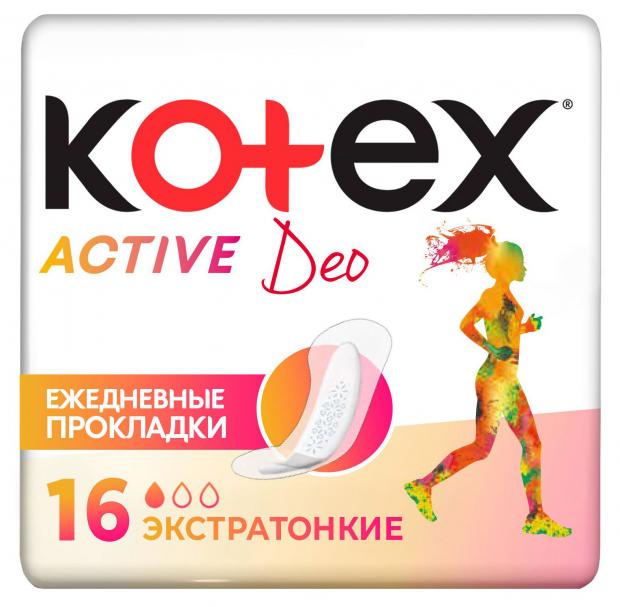 

Прокладки ежедневные Kotex Актив, 16 шт