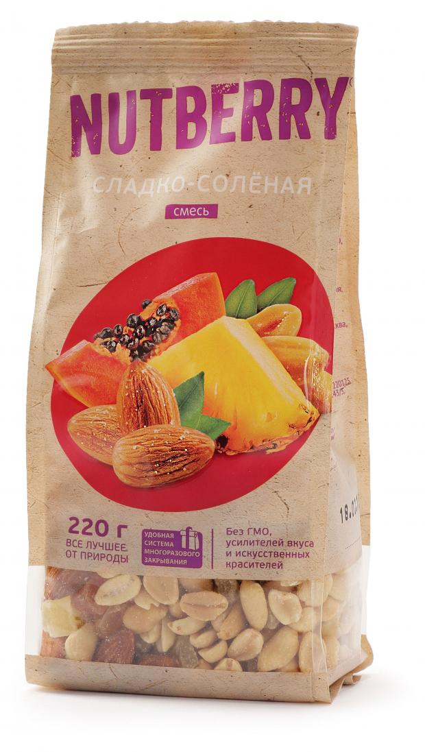 

Смесь орехово-фруктовая Nutberry сладко-соленая, 220 г