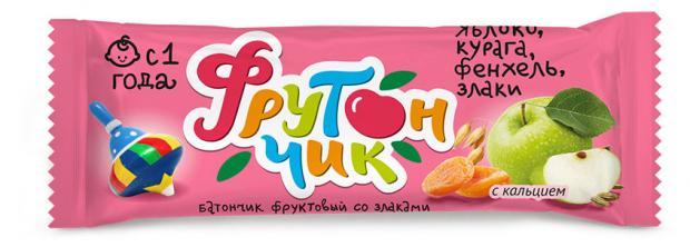 

Фрутончик со злаками «ЛЕОВИТ» Яблоко курага фенхель злаки, 20 г
