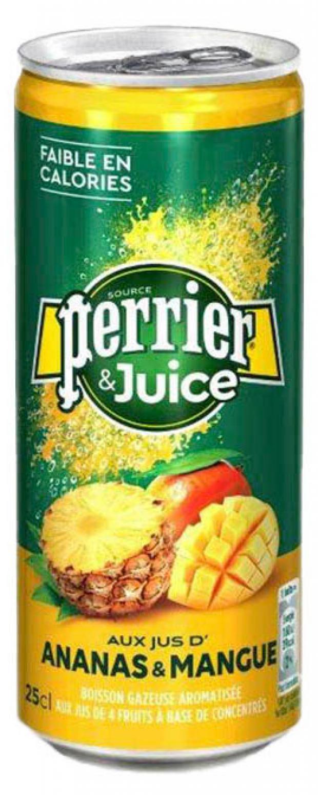 

Напиток газированный Perrier с соком ананас-манго, 250 мл