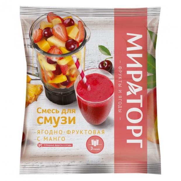 

Смузи ягодно-фруктовое «Мираторг» Vитамин с манго, 300 г