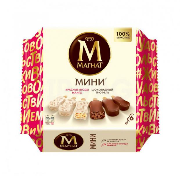 

Мороженое мини эскимо «Магнат» манго трюфель, 288 г