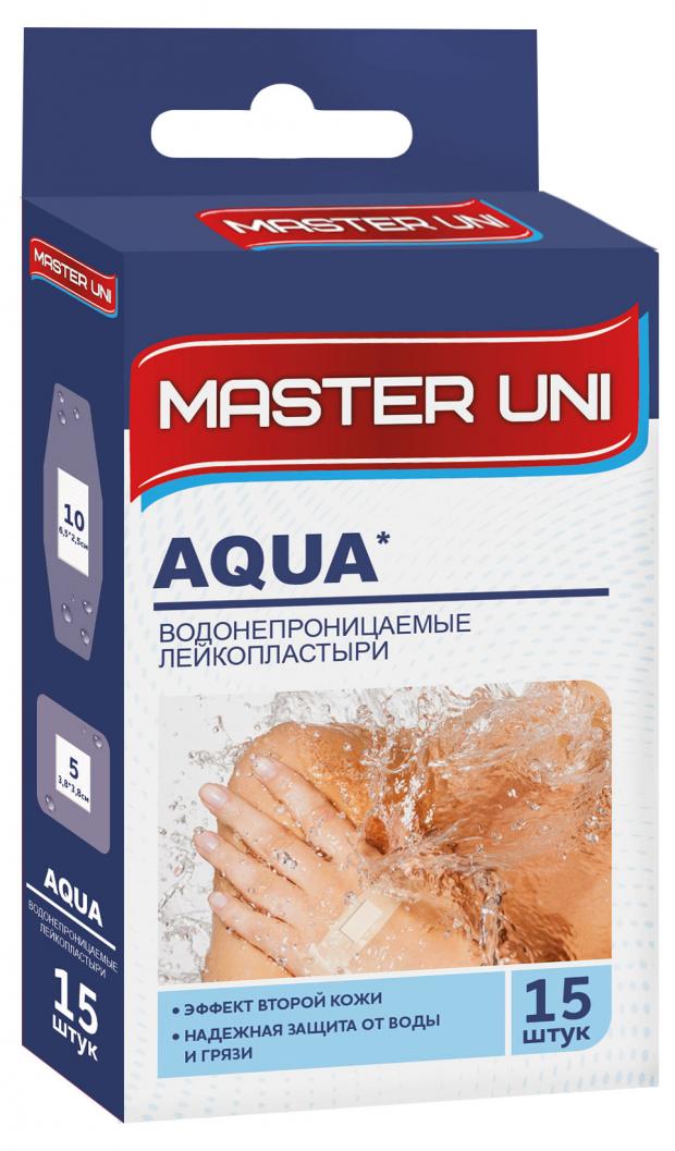 

Лейкопластырь Master Uni Aqua водонепроницаемый, 20 шт