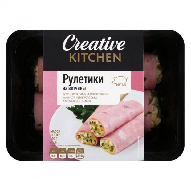 

Рулетики из ветчины Creative Kitchen, 140 г