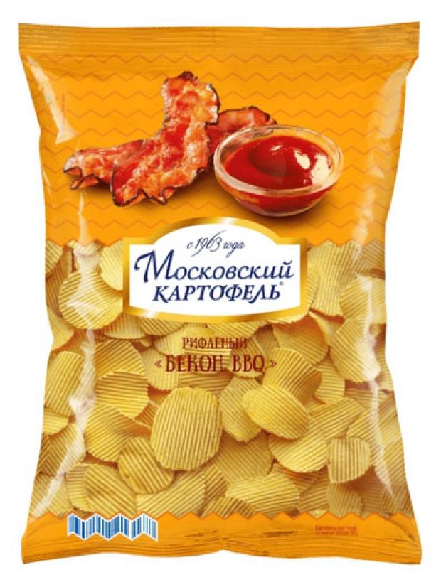 

Чипсы «Московский картофель» рифленый со вкусом Бекона BBQ, 15 0г