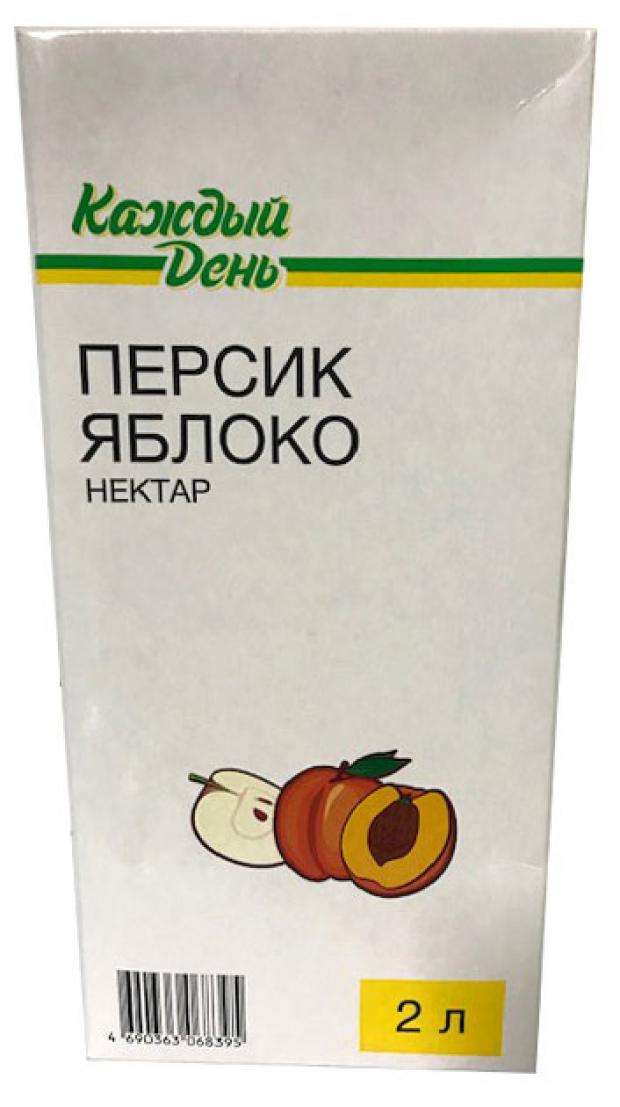 Нектар Каждый день Персиково - яблочный 2 л 75₽