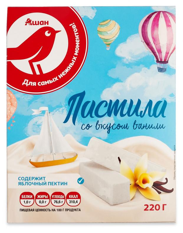 

Пастила АШАН со вкусом ванили, 220 г