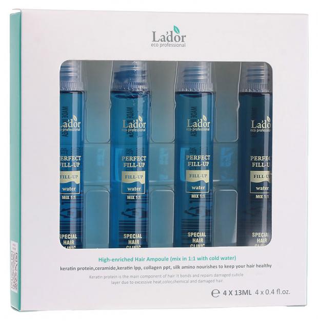 

Филлер для волос Lador Perfect Hair Fill-Up восстановление, 4х13 мл