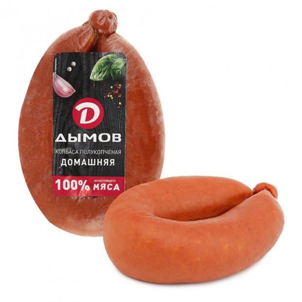 

Колбаса полукопченая «Дымов» Домашняя, 300 г