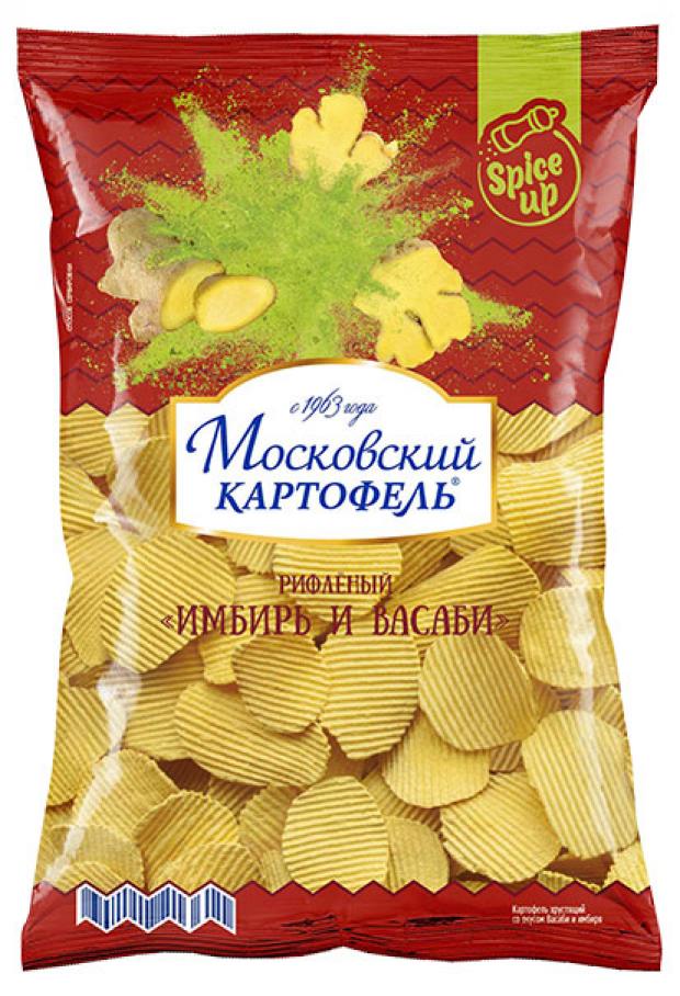 

Чипсы «Московский картофель» рифленый Васаби и имбиря, 150 г