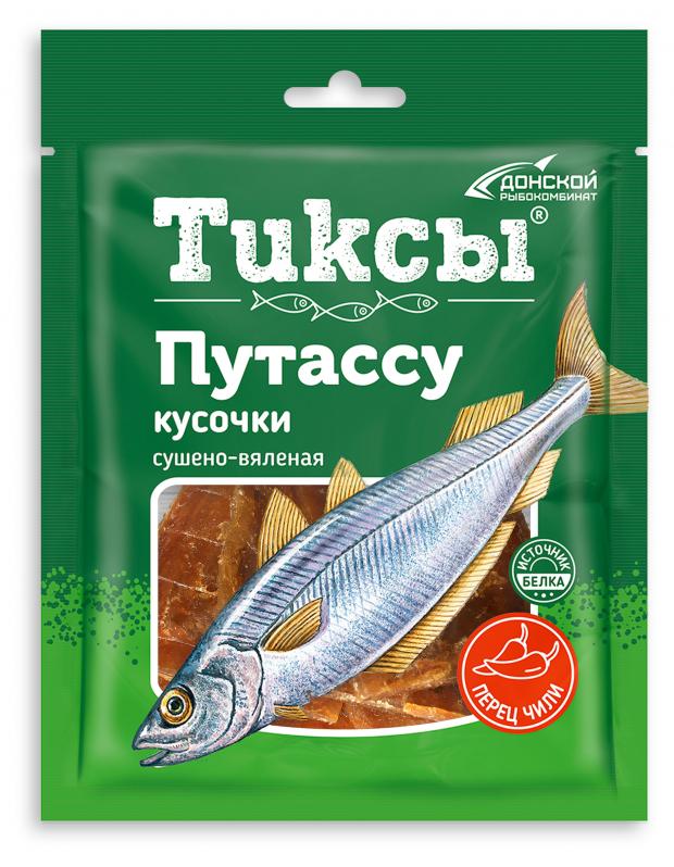 Путассу сушеный «Тиксы» кусочки с перцем, 70 г