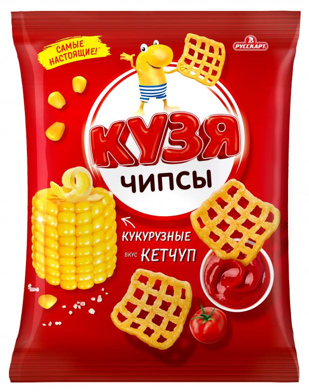 

Чипсы кукурузные «Русскарт» Кузя со вкусом кетчупа, 45 г