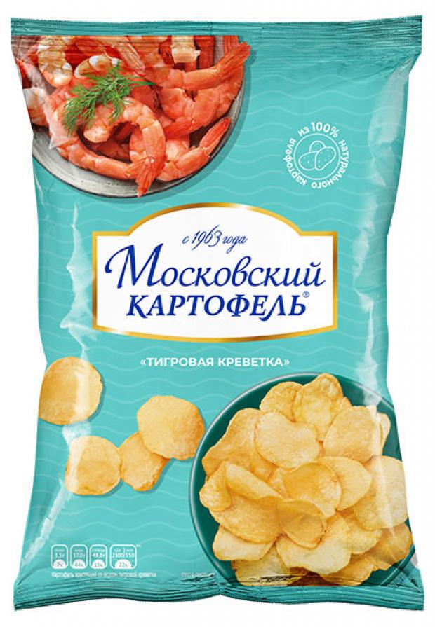 

Чипсы «Московский картофель» рифленый со вкусом Тигровой креветки, 150 г