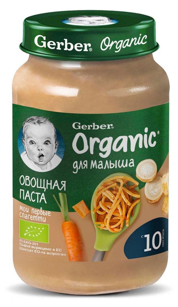 

Пюре Gerber Organic овощи-паста с 10 месяцев, 190 г