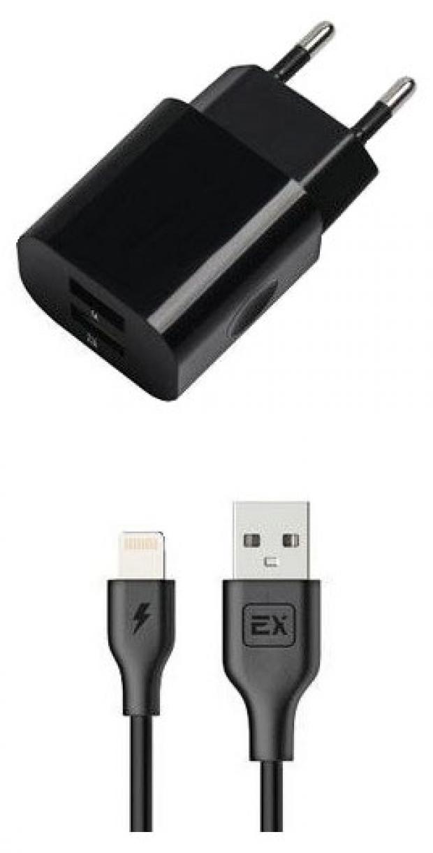 

Сетевое зарядное устройство Exployd EX-Z-466 Classic 3.1A 2хUSB черное