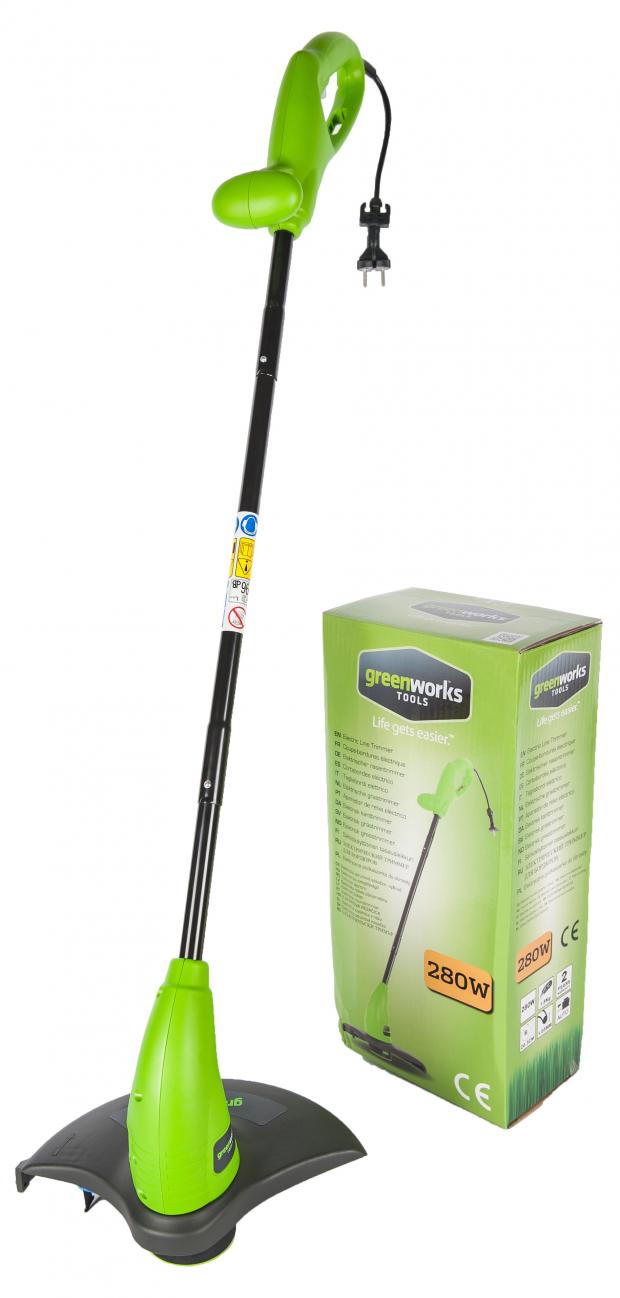 Триммер электрический Greenworks GST2830 280 Вт 1600₽