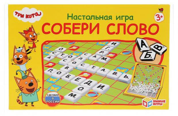 

Настольная игра «Умные игры» Собери слово Три кота