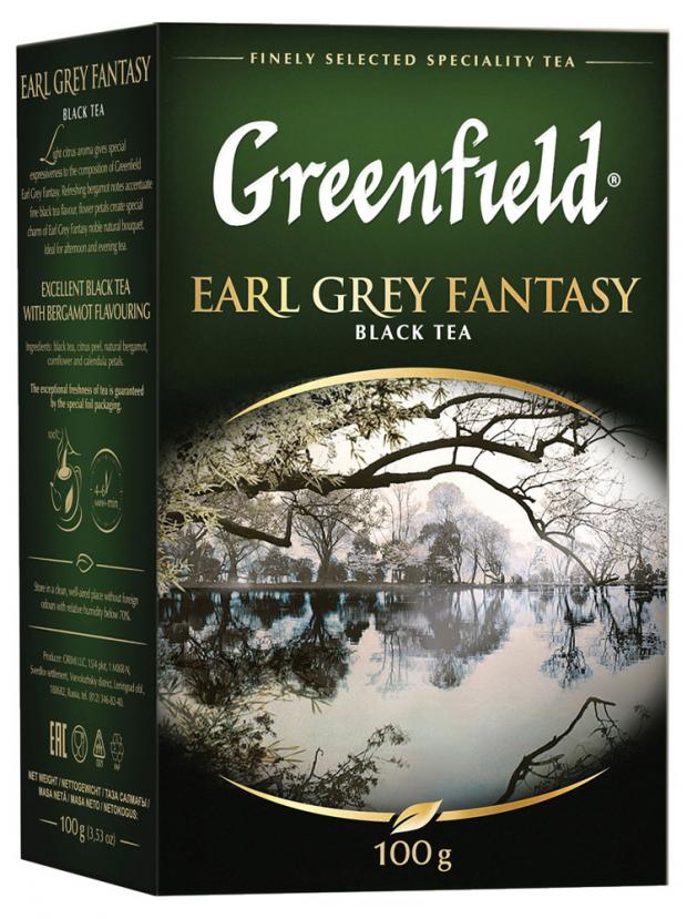 Чай черный Greenfield Grey Fantasy листовой 100 г 132₽