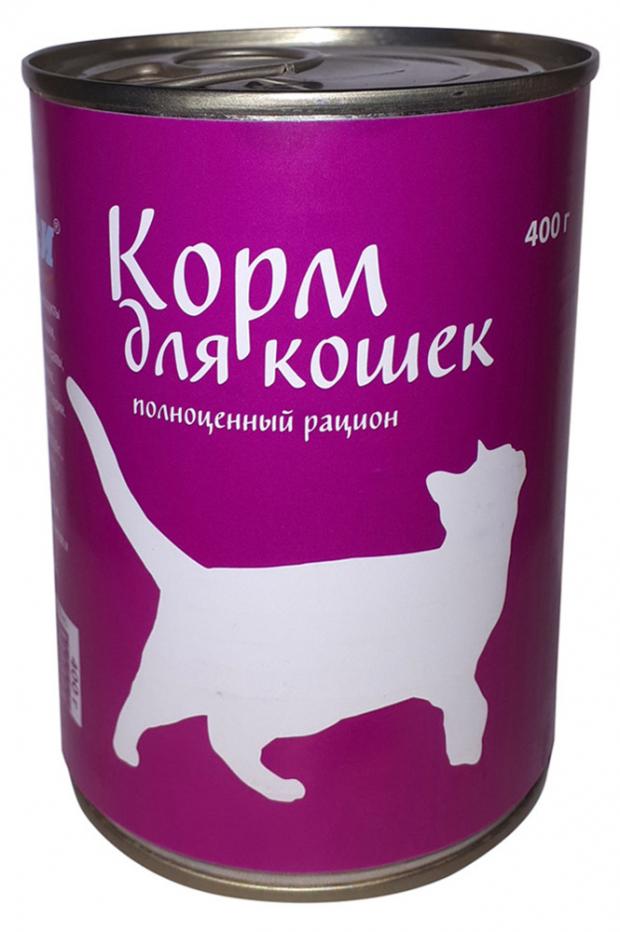 

Консервированный корм для кошек «ЭКСИ» полноценный рацион, 400 г