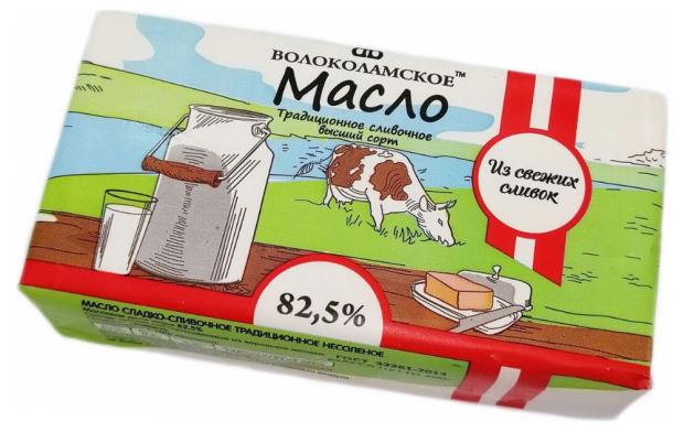 

Масло сливочное «Волоколамское» 82,5%, 180 г