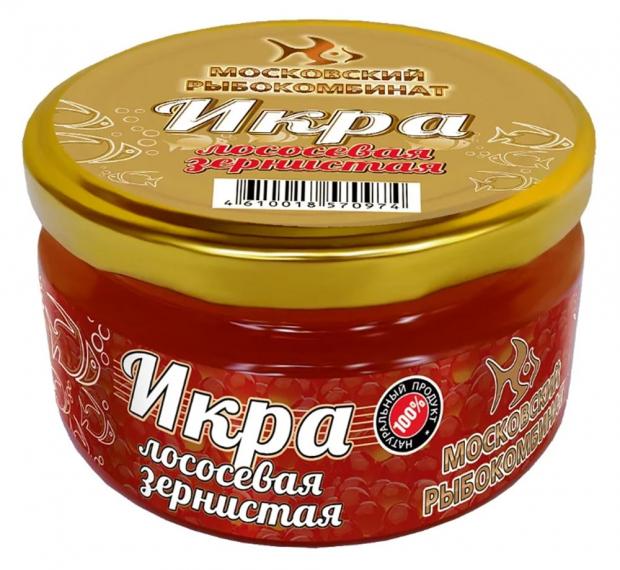 

Икра кеты «Московский рыбокомбинат» лососевая зернистая, 90 г