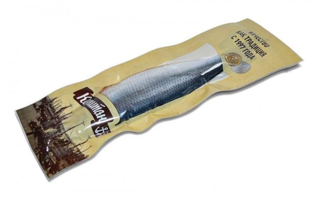 Сельдь соленая Капитан неразделанная 350 г 125₽