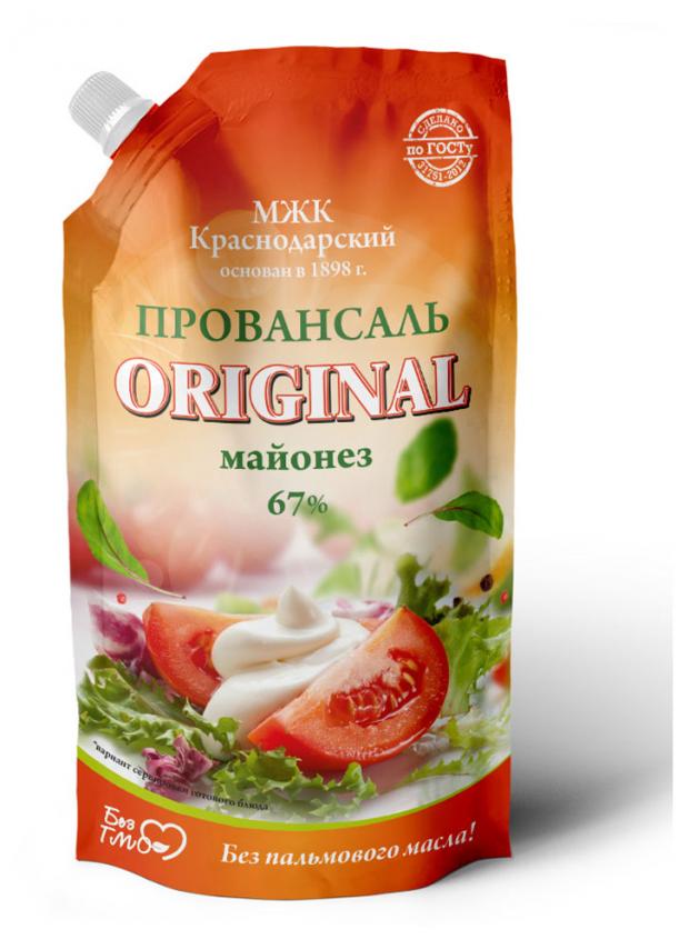 

Майонез «МЖК Краснодарский» ORIGINAL Провансаль, 193 г
