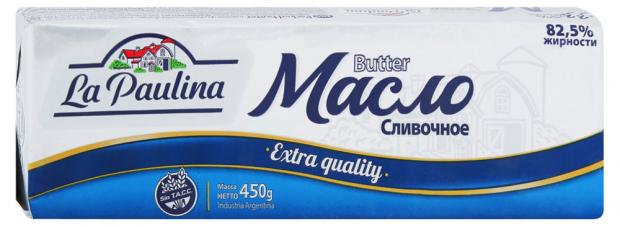 

Масло сливочное La Paulina 82,5%, 450 г