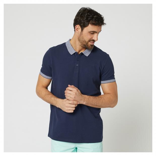 

Поло мужское с коротким рукавом InExtenso MTP_TSH0062 синее