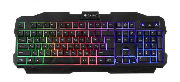 

Клавиатура игровая Oklick 757G Madness черный