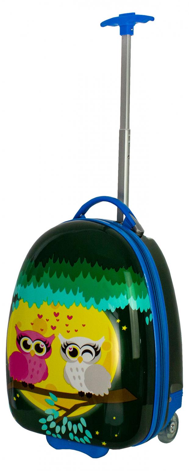 Чемодан детский PROFFI Travel Совята 2-х колесный 28х20х41 см 1984₽