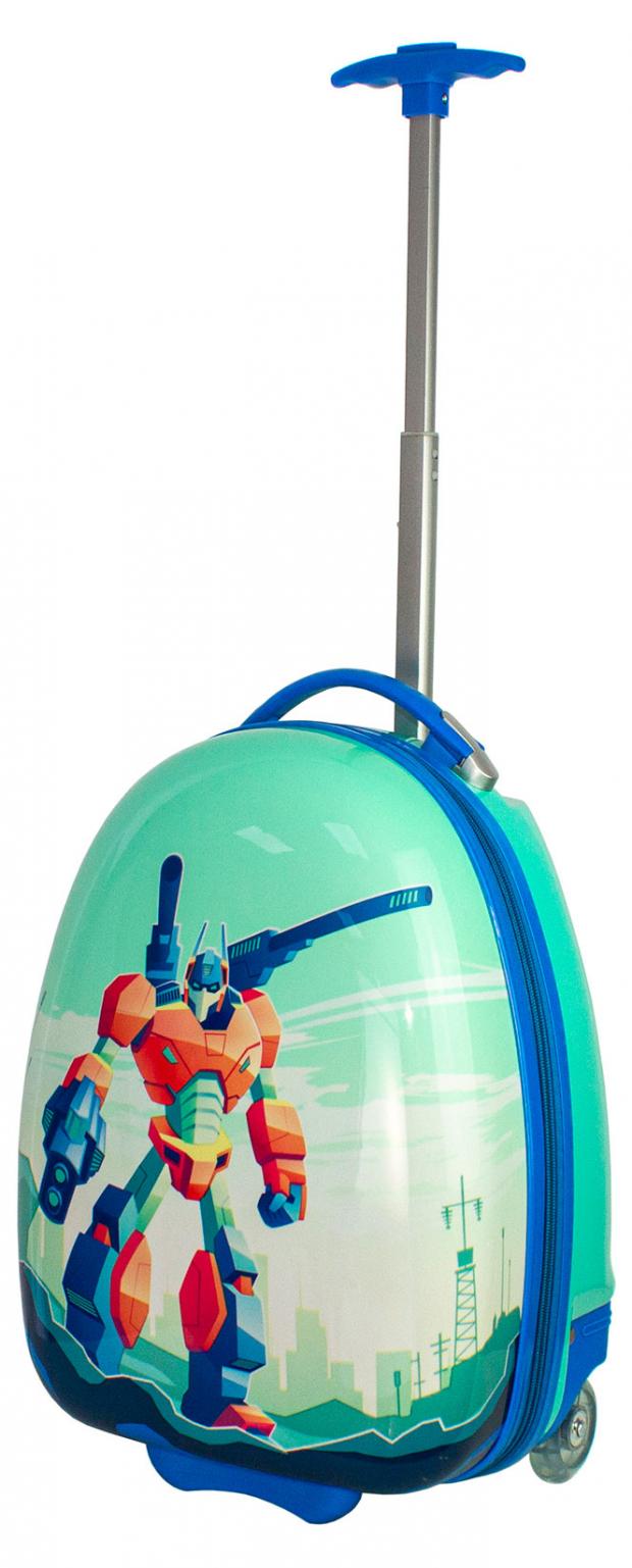 Чемодан детский PROFFI Travel Робот 2-х колесный 28х20х41 см 1984₽