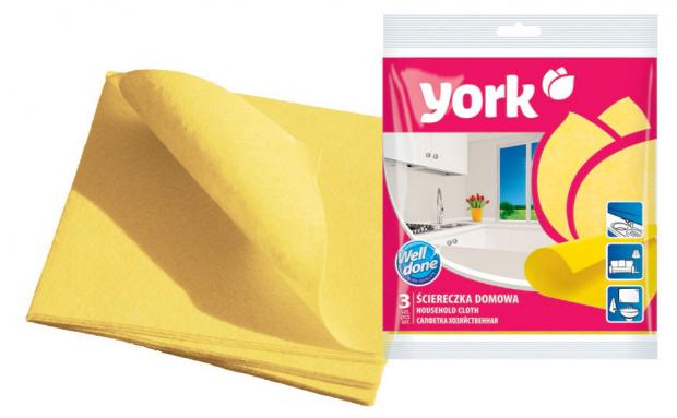 

Салфетки для уборки York универсальные, 3 шт