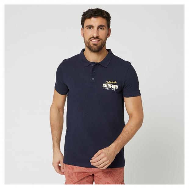 

Поло мужское с коротким рукавом MTP_TSH0071 синее