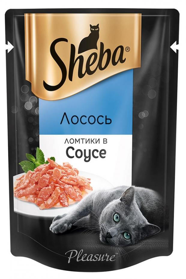 

Корм для кошек Sheba лосось в соусе, 85 г