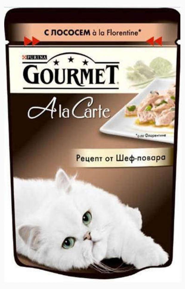 

Корм для кошек Gourmet A la Carte лосось, 85 г