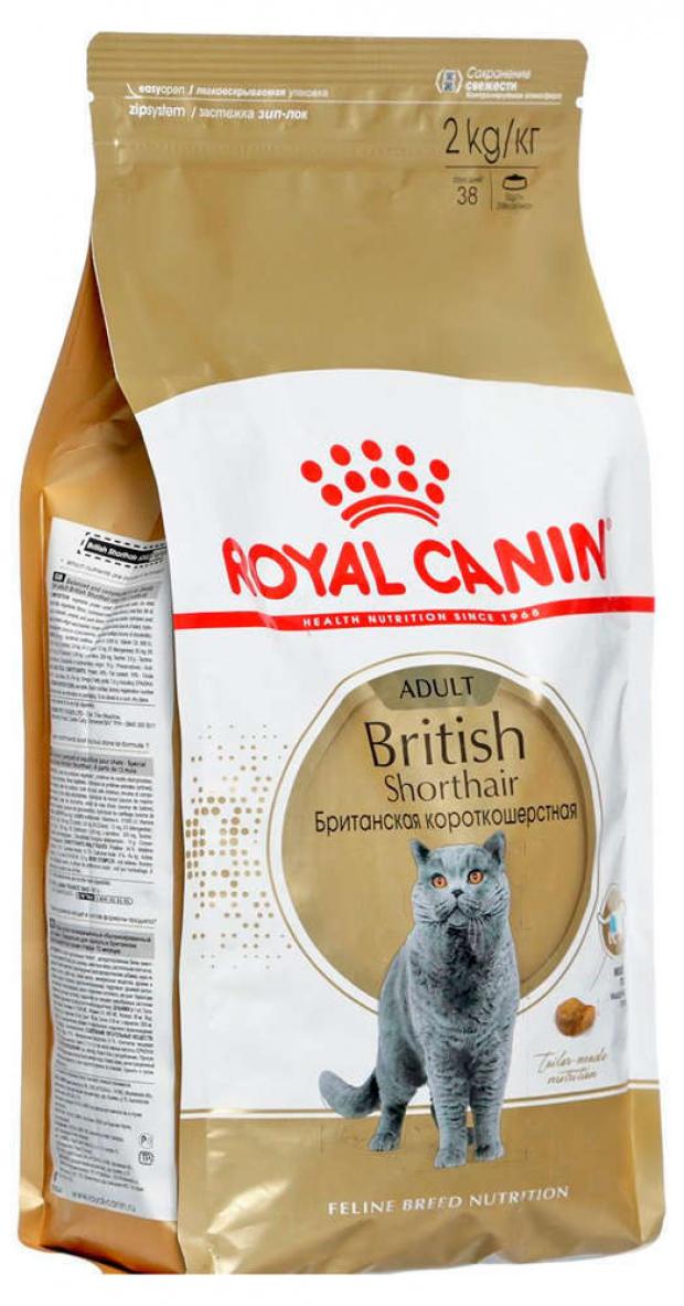 Сухой корм для взрослых кошек Royal Canin British Shorthair Adult 2 кг 1914₽