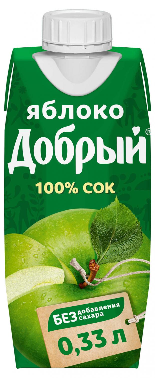

Сок яблочный «Добрый», 330 мл
